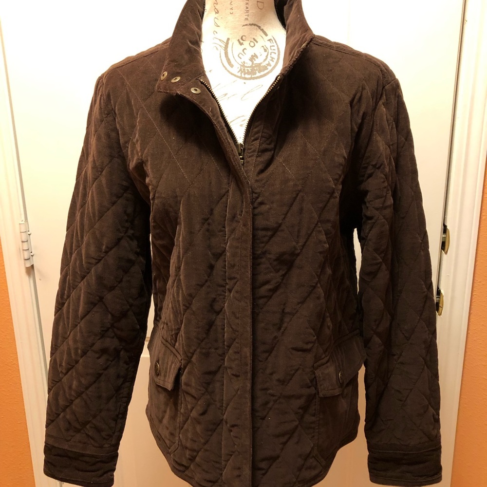 Eddie Bauer Brown Corduroy Jacket